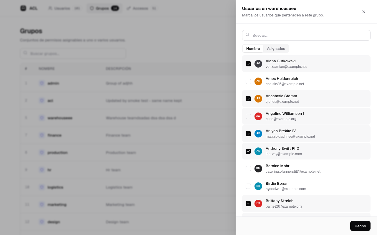 Relation picker