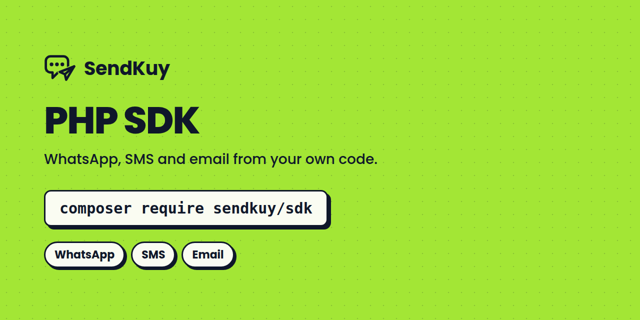 SendKuy PHP SDK