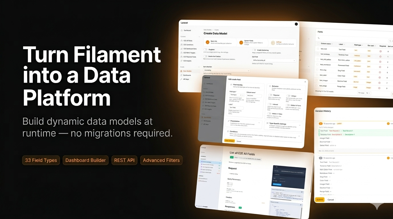 Filament Studio — Plugin Preview