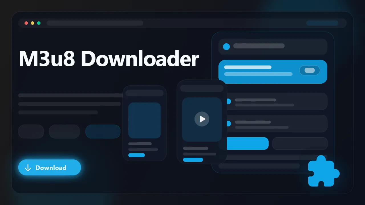 M3U8 Downloader workflow preview