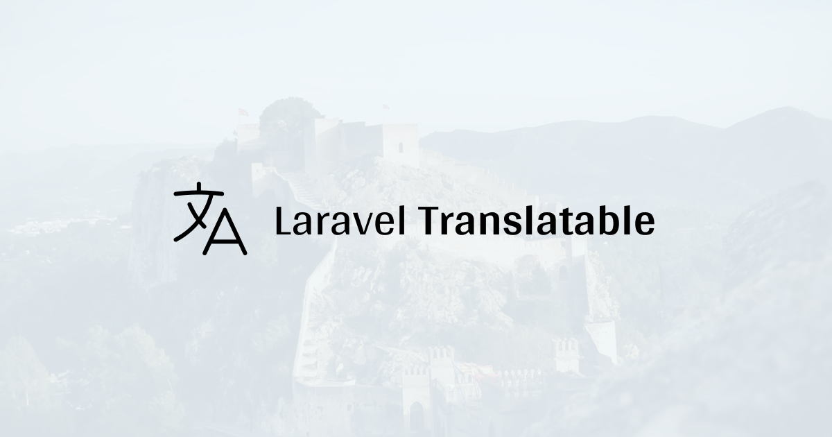 Laravel Translatable by Sertxu Developer