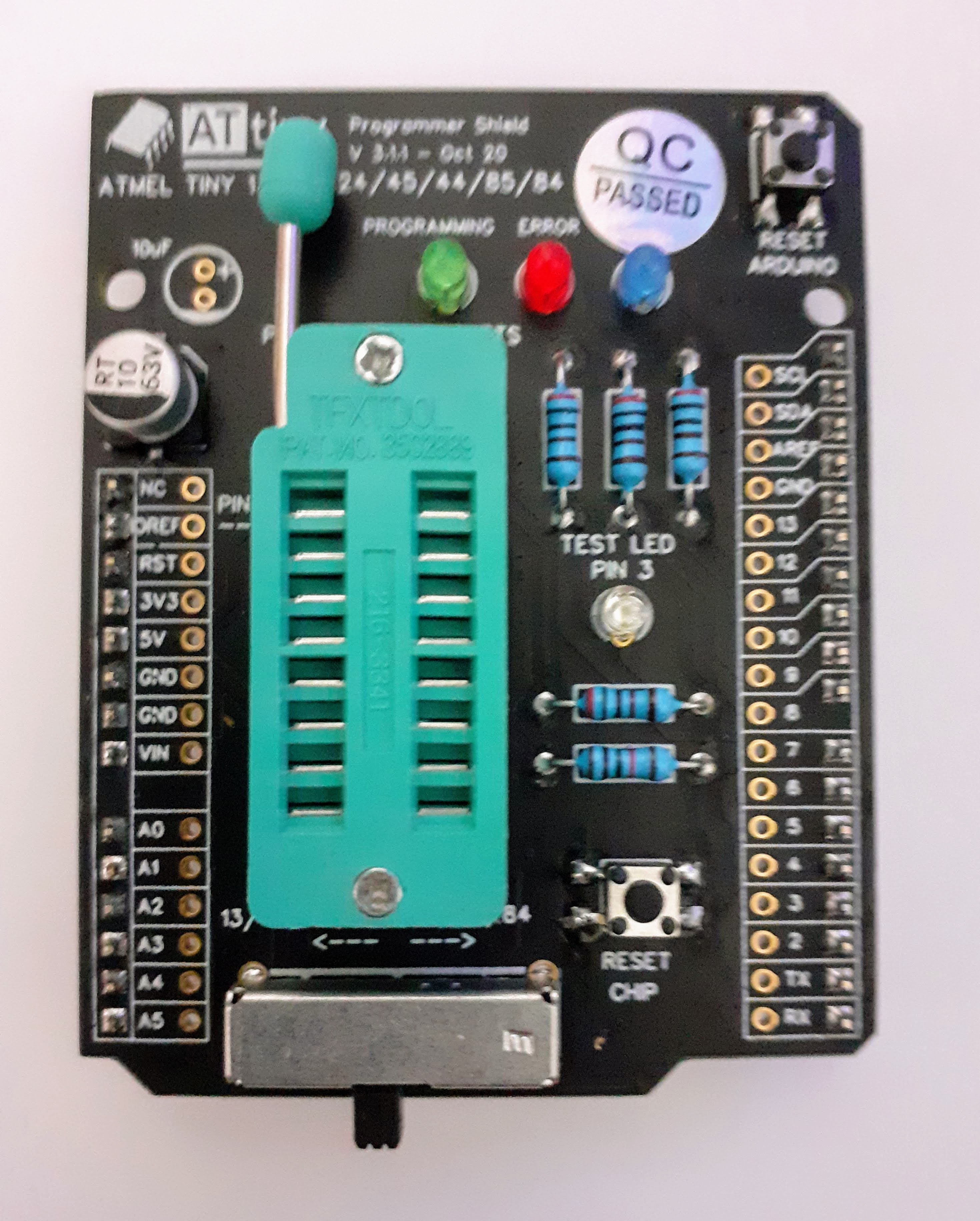 DIY Arduino Shield Attiny Programming AVR Programmer - FREE SOP8 ...