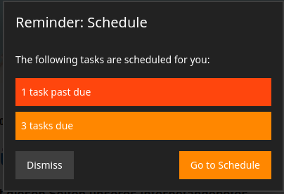 Screenshot of Task Reminder