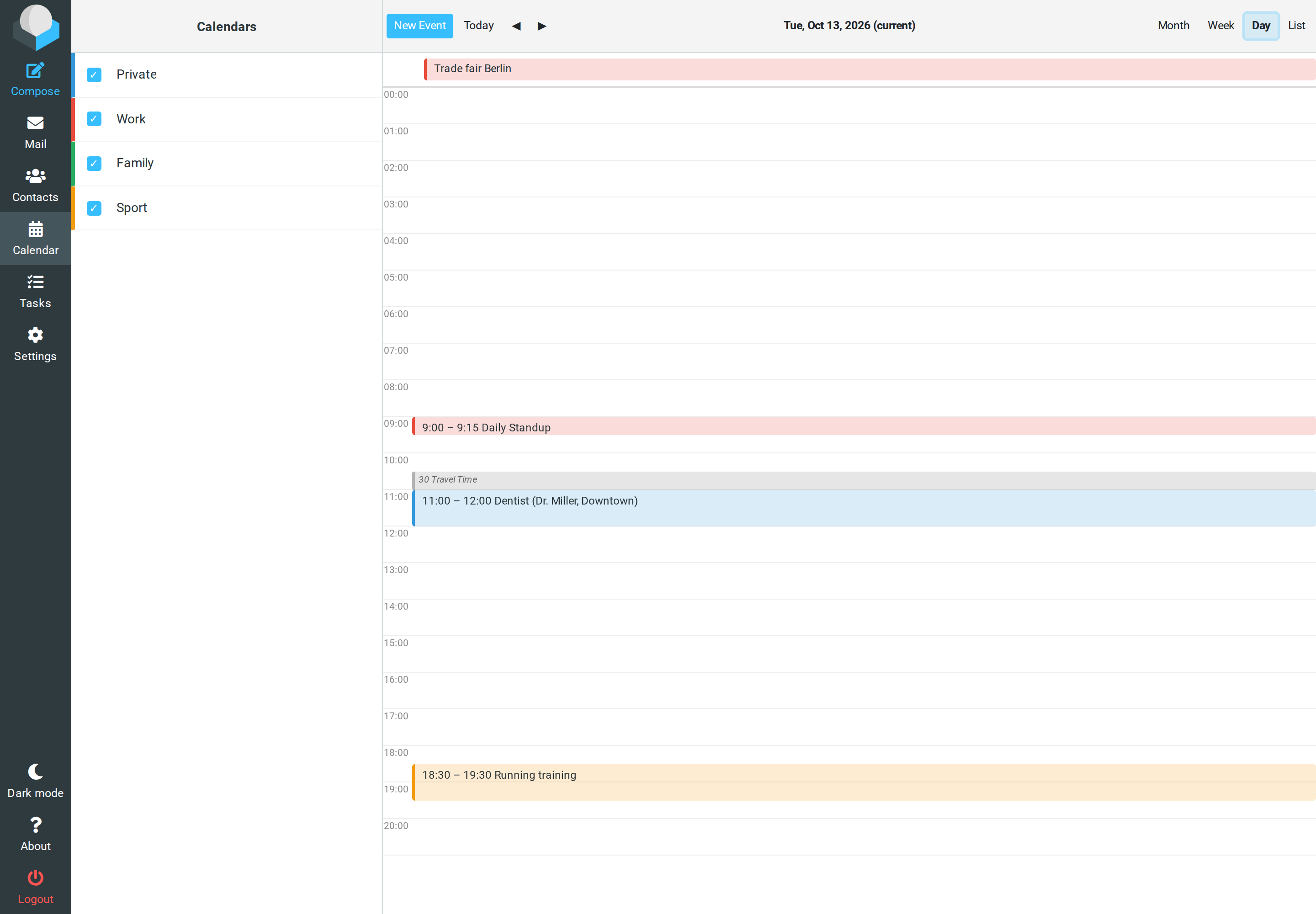 Calendar day