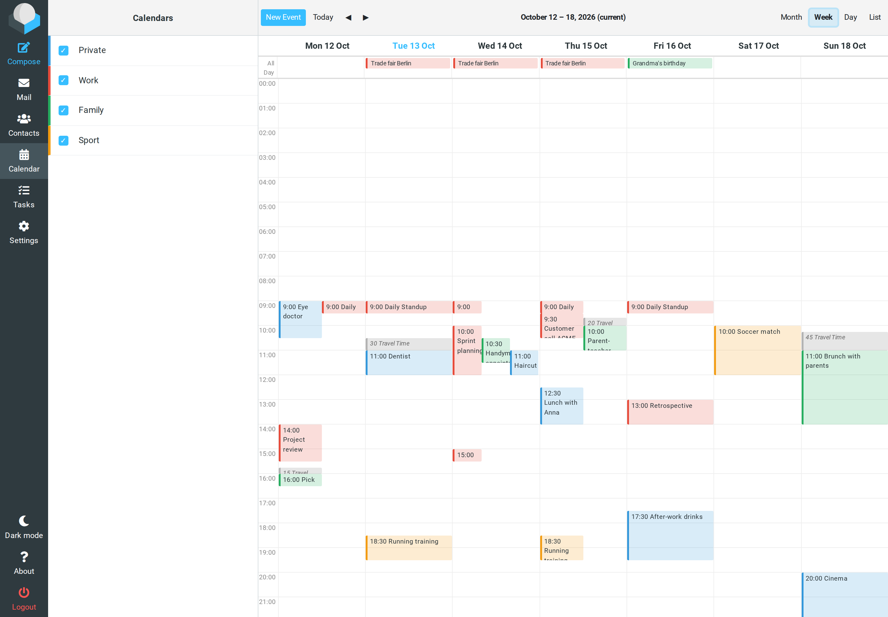 Calendar week