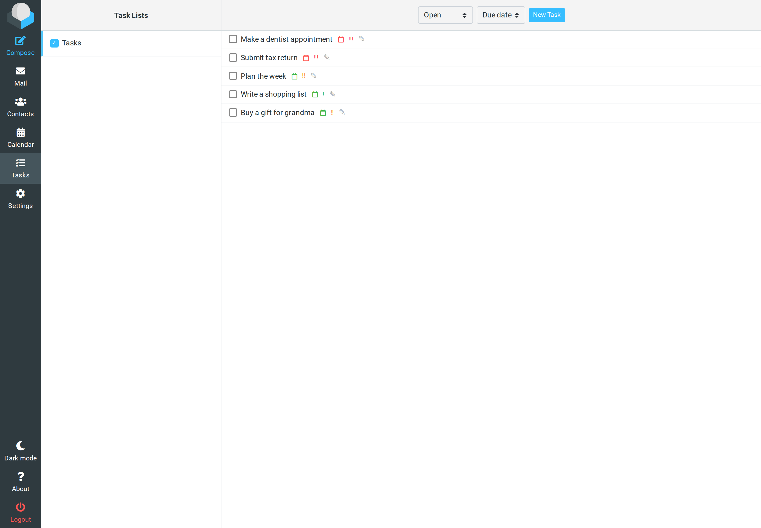 Tasks