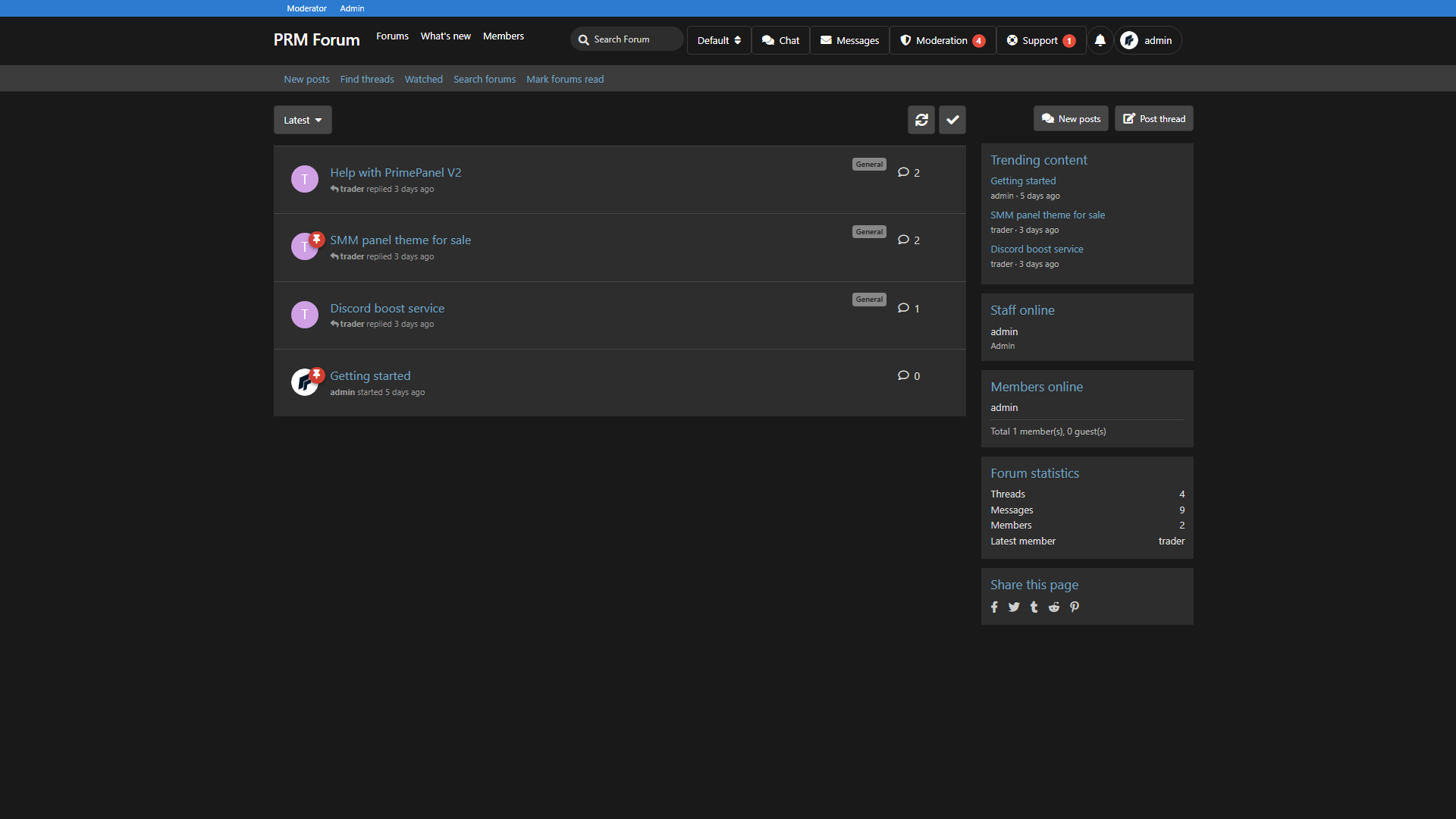 Homepage