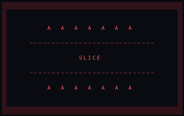 Slice transition