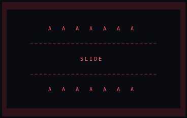 Slide transition