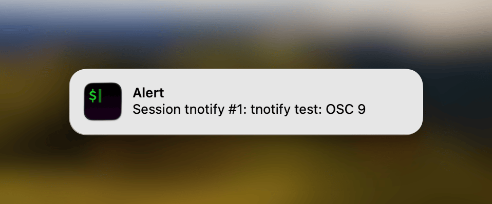 iTerm2 OSC notification
