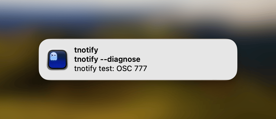 Ghostty OSC notification