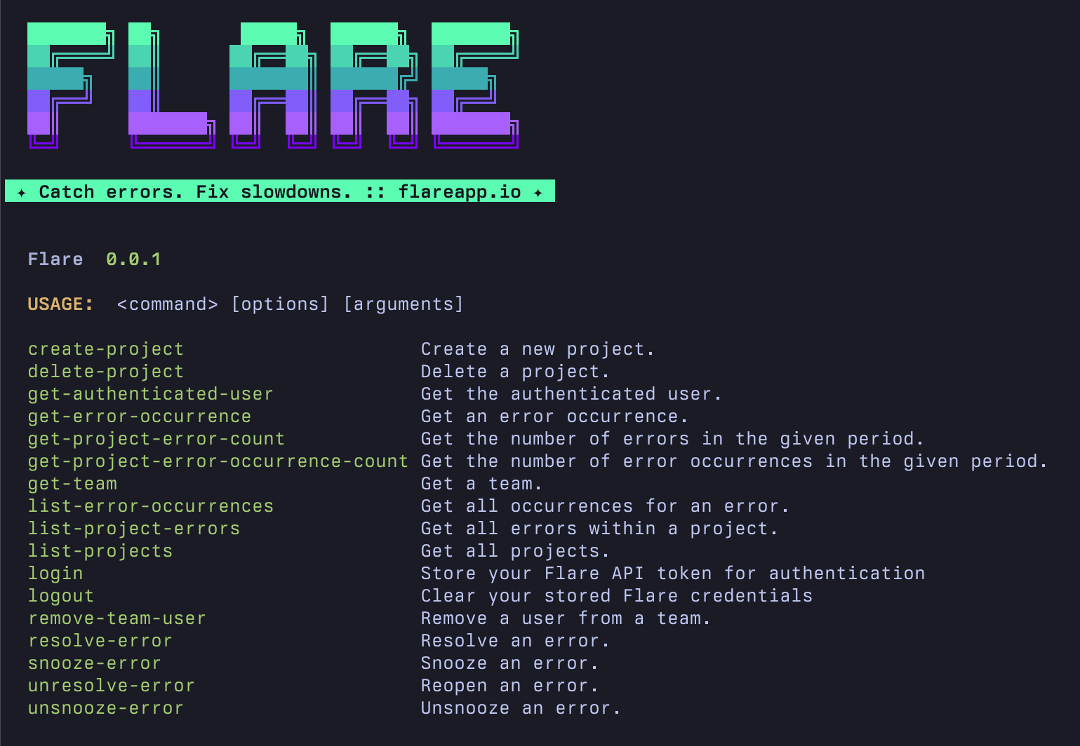 Flare CLI
