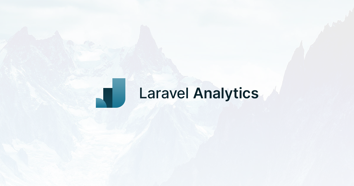 Social Card of Laravel Analytics