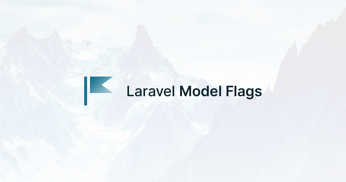 Social Card of Laravel Model Flags