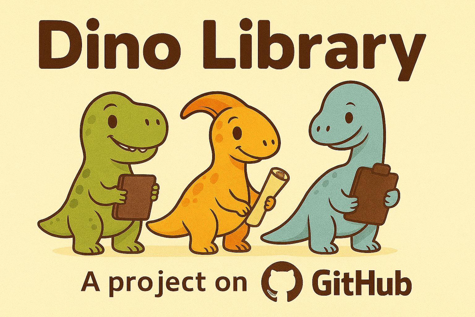 Dino Library Banner