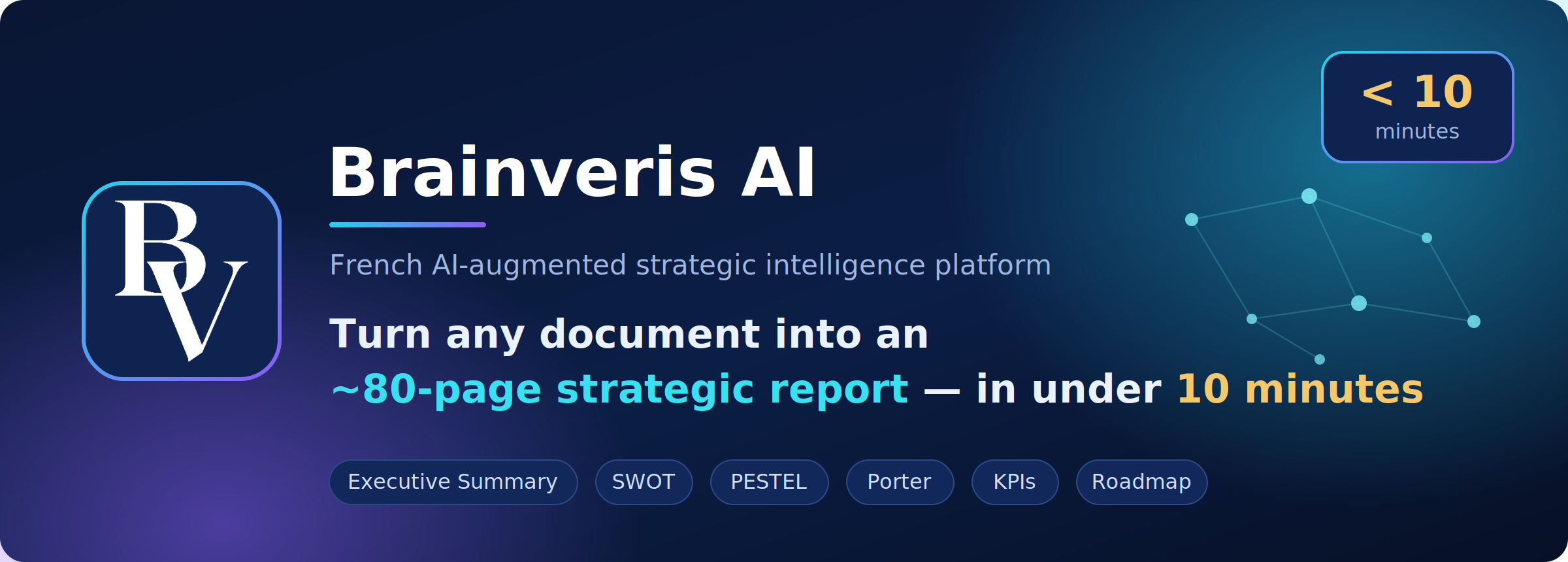 Brainveris AI — French AI-augmented strategic intelligence platform