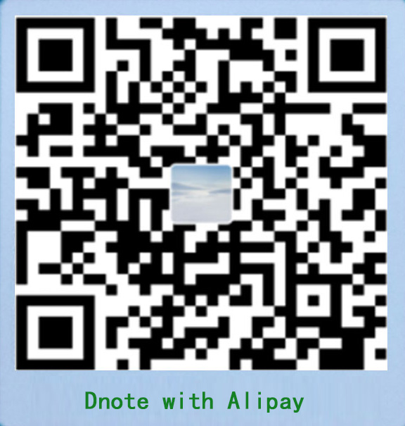 Donate with alipay