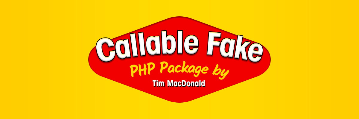 Callable Fake: a PHP package by Tim MacDonald