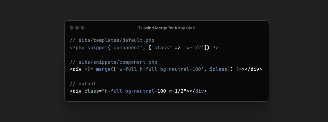 Example for Tailwind Merge