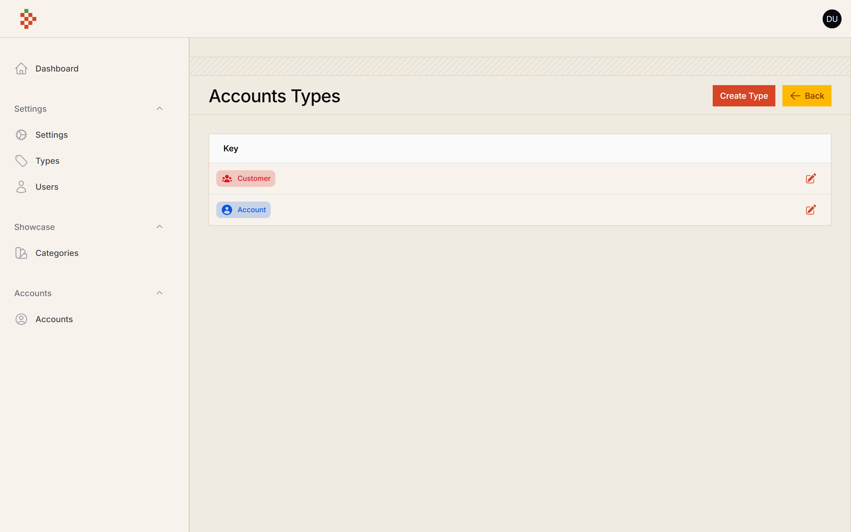 Account Types