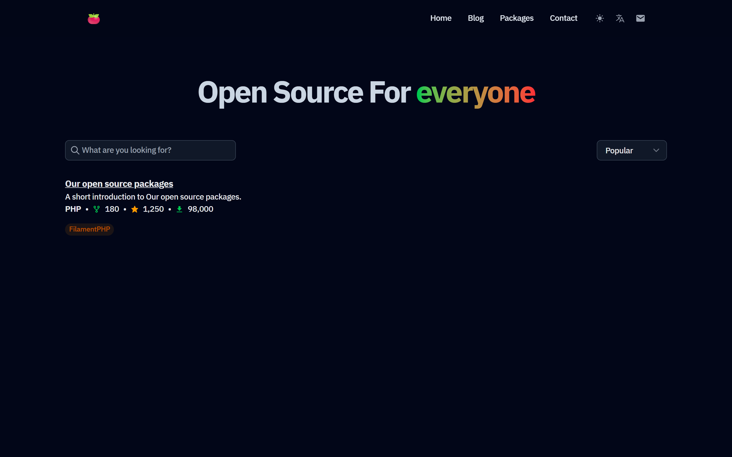 Open Source Dark