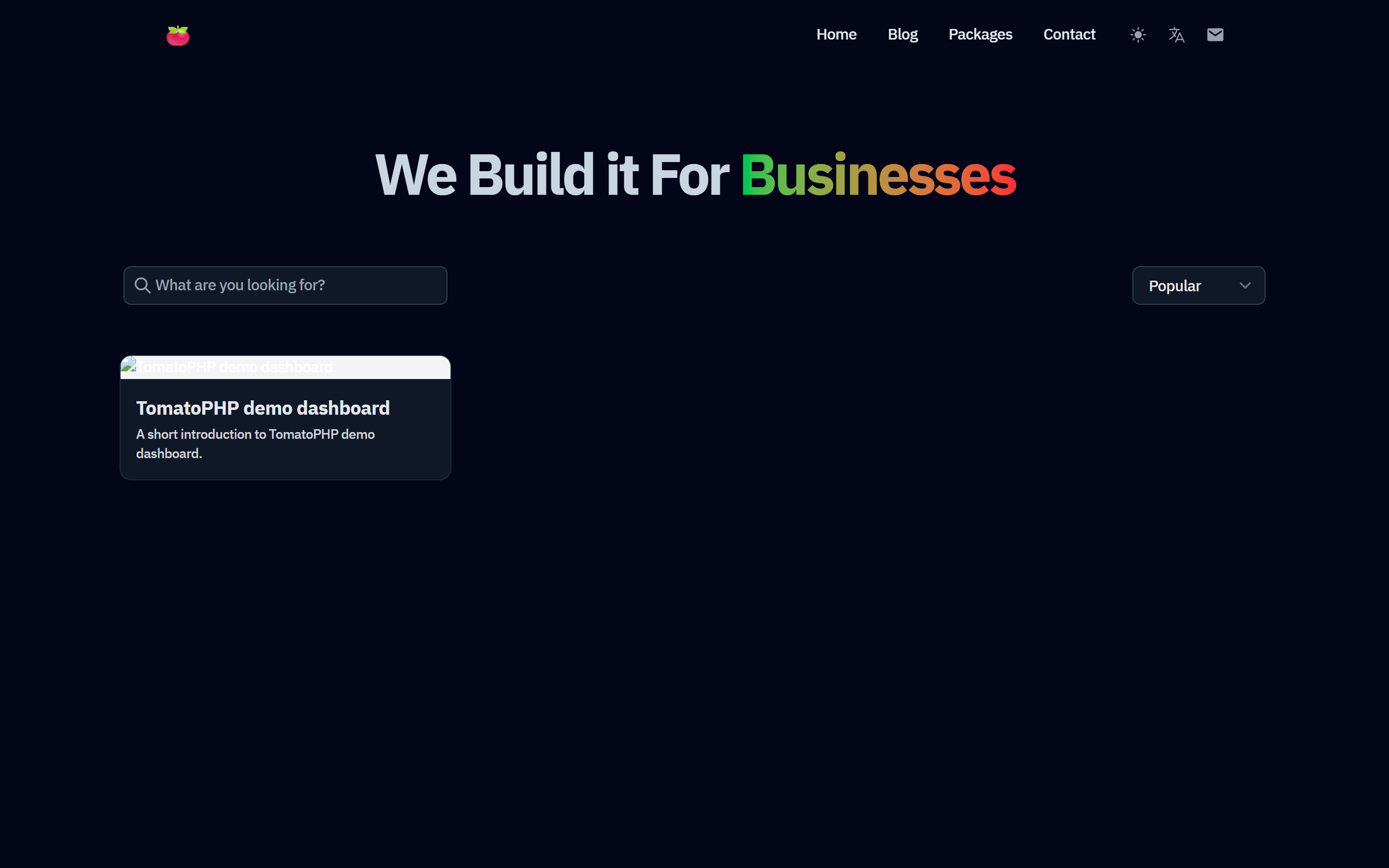 Portfolios Dark