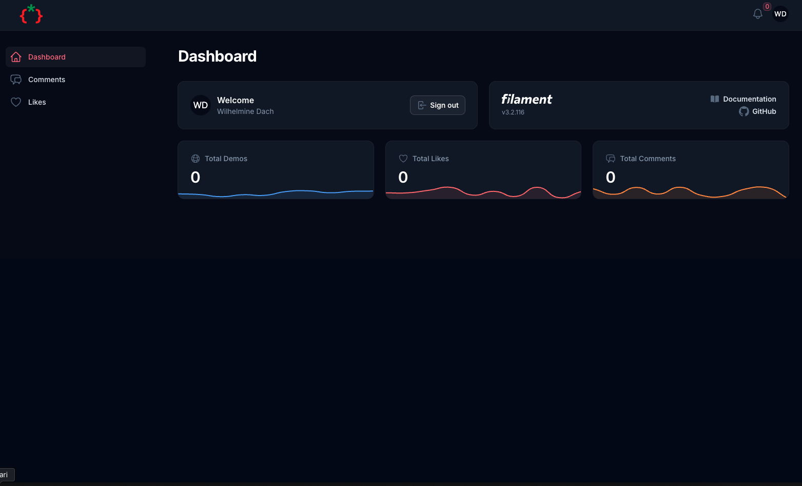 User Dashboard