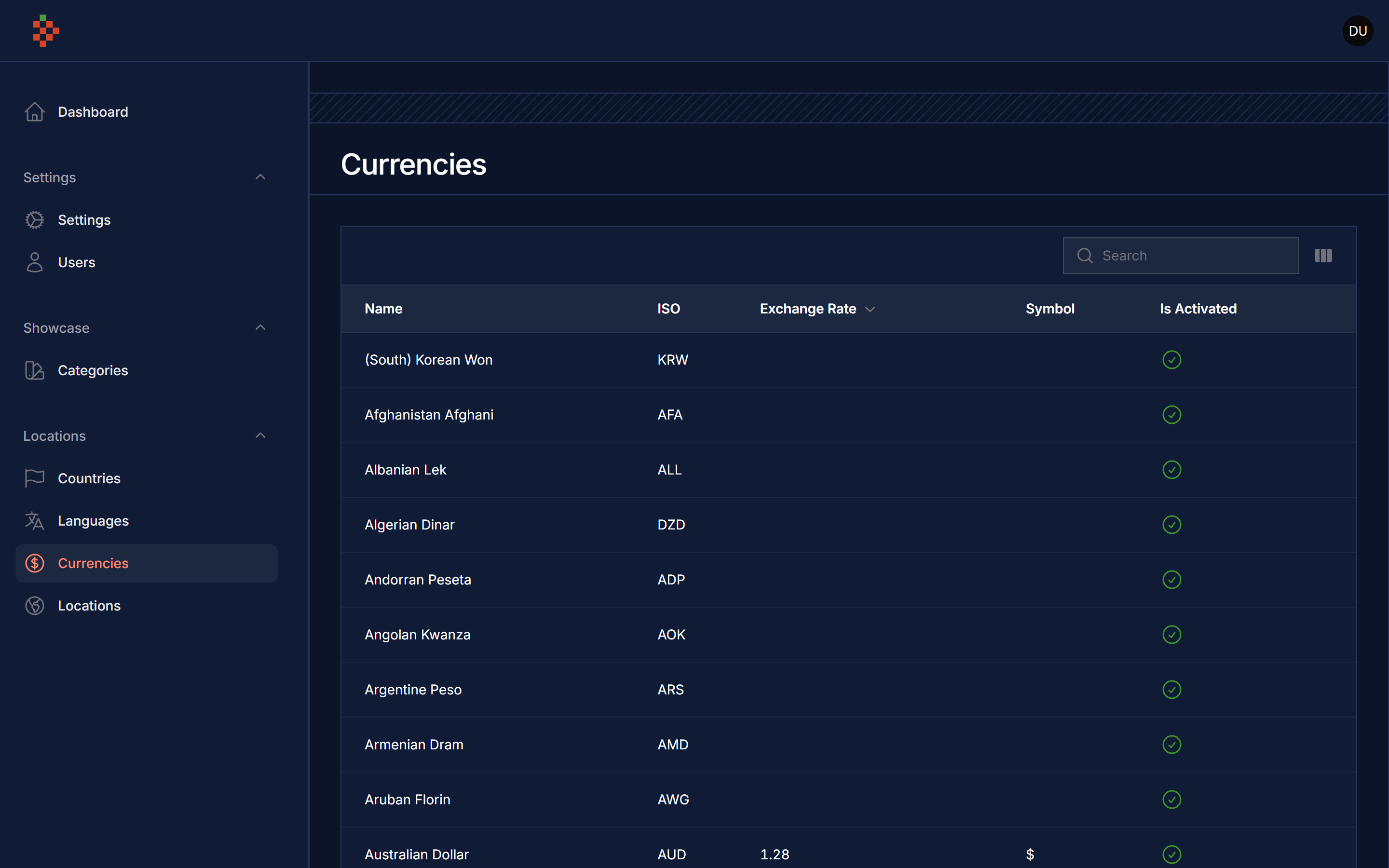 Currencies