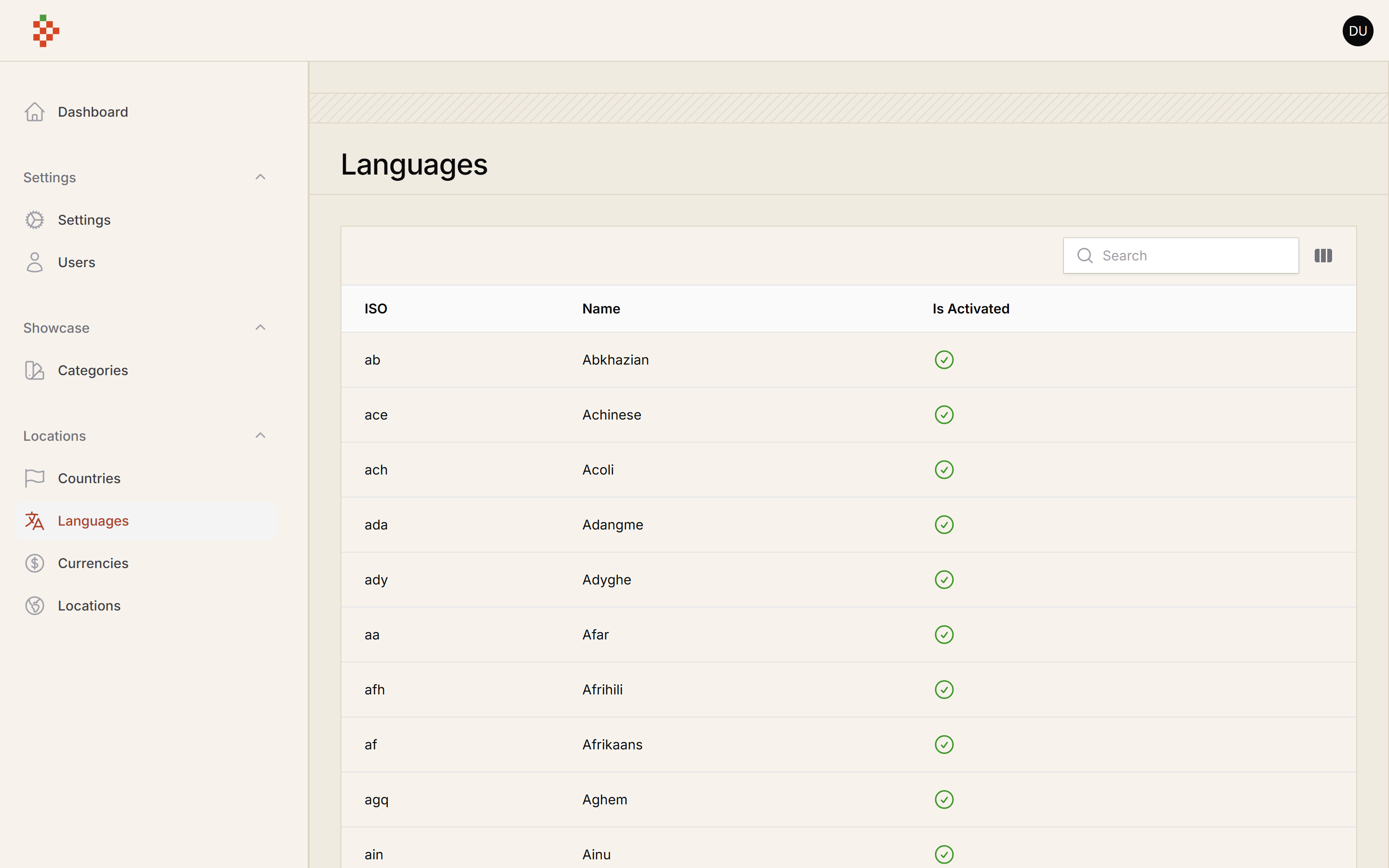 Languages