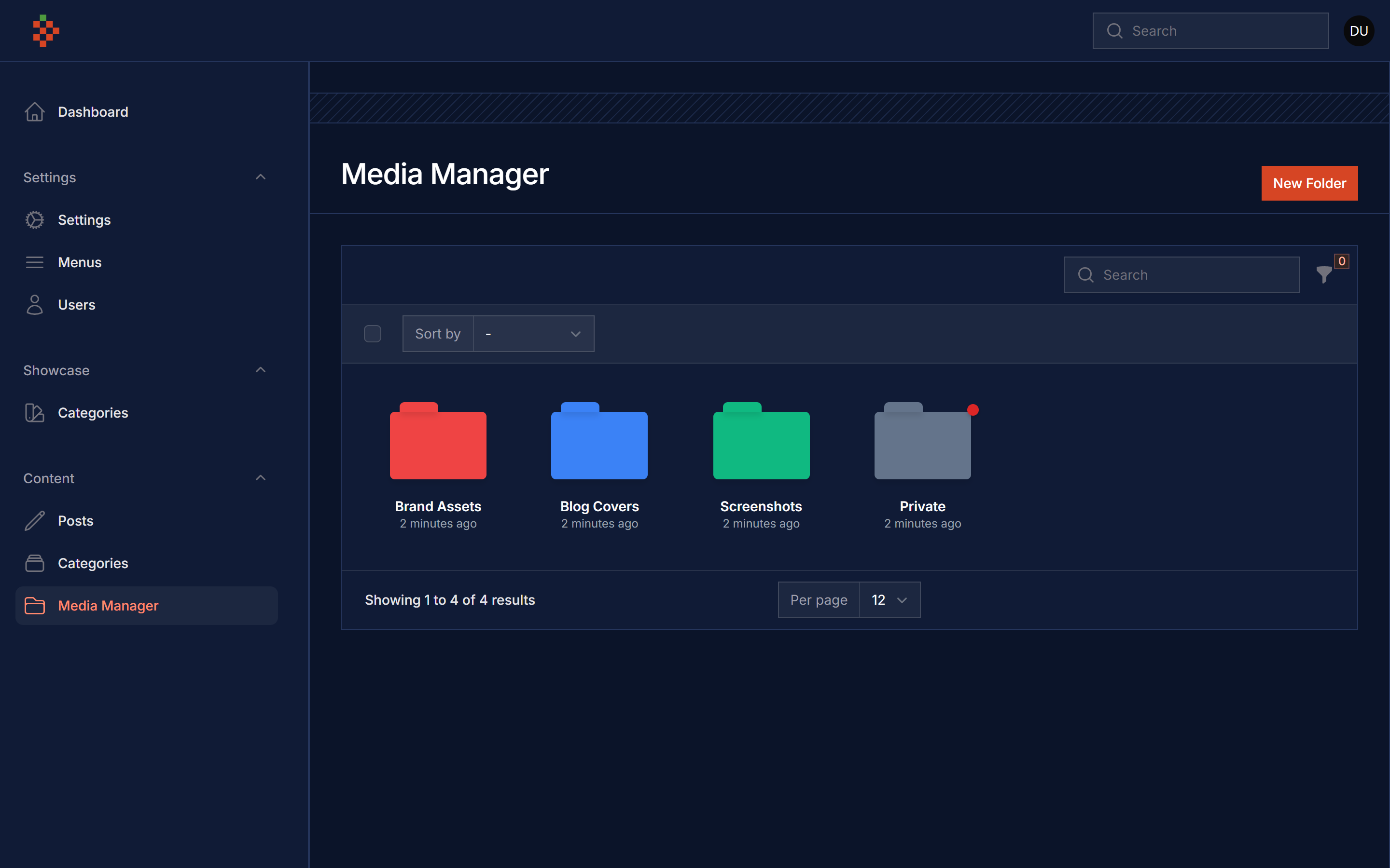 Folders Dark