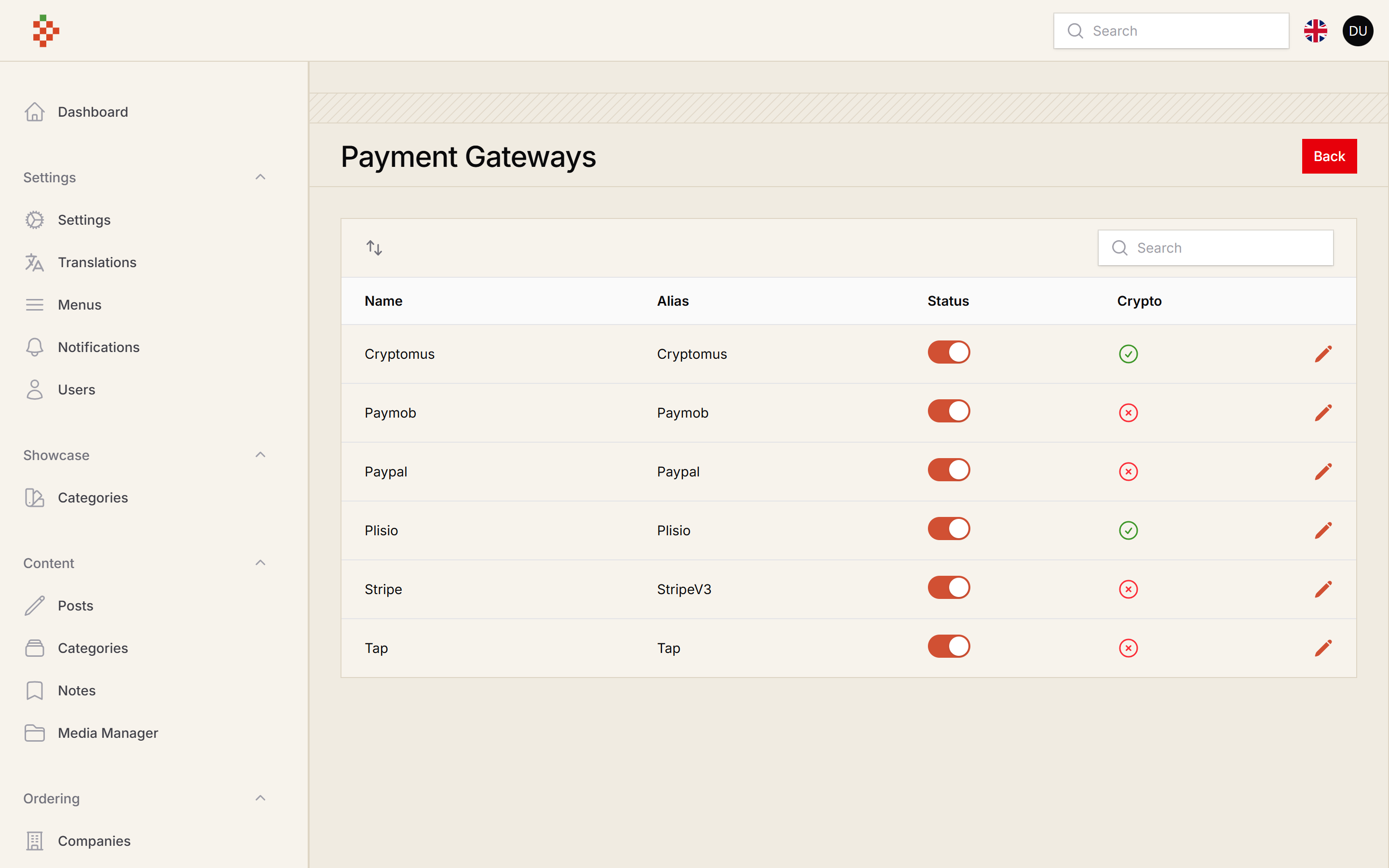 Payment Gateways