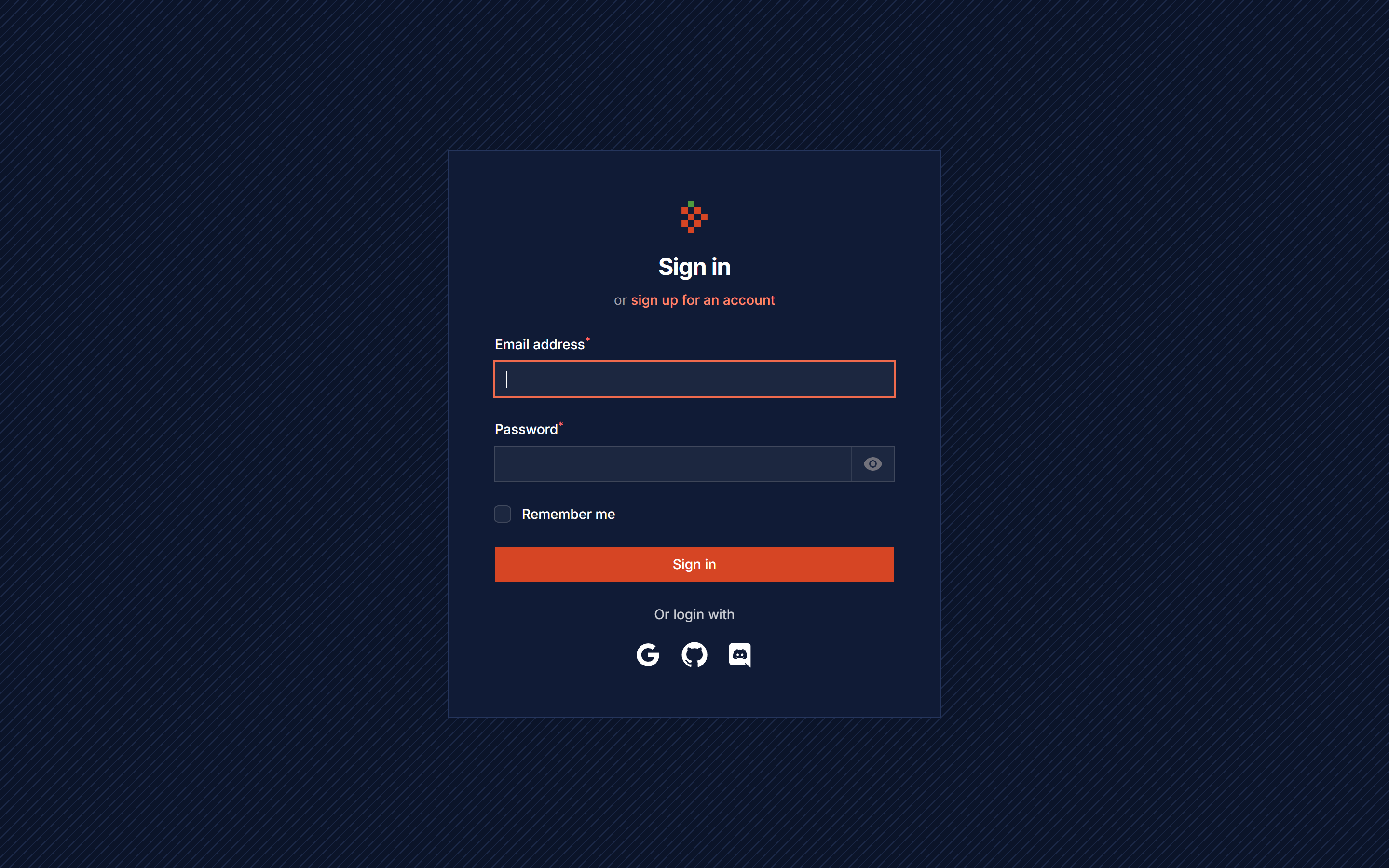 Login Dark