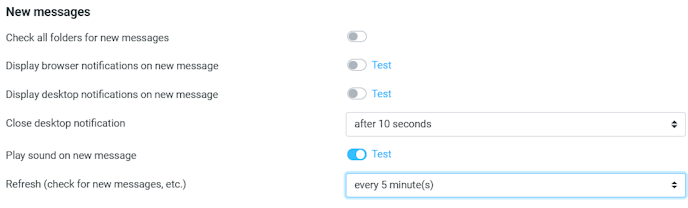 Plugin settings