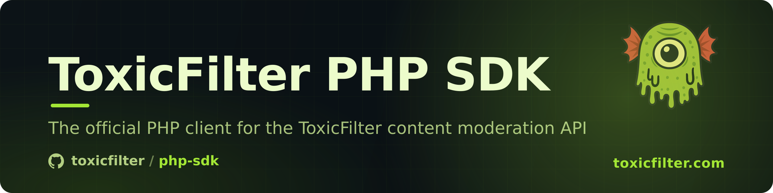 ToxicFilter PHP SDK