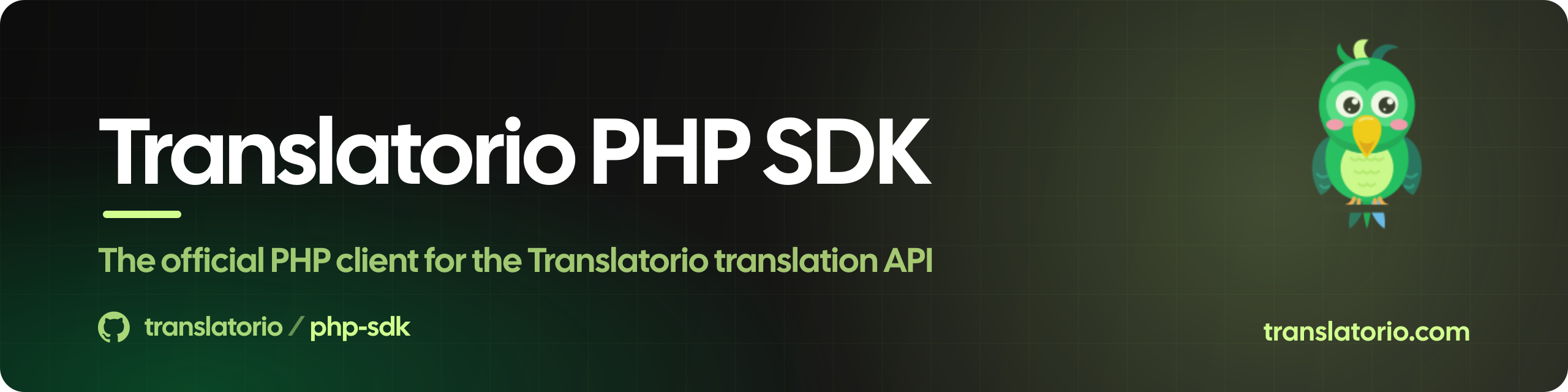 Translatorio PHP SDK