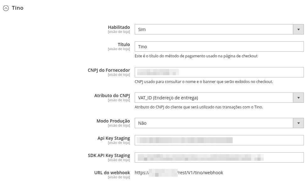 Configuração do Módulo