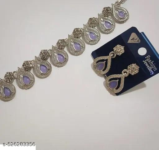 Dal Pistachio Color Jewelry Set Rhodium Pumpkin Jewelry Set - amamestyle