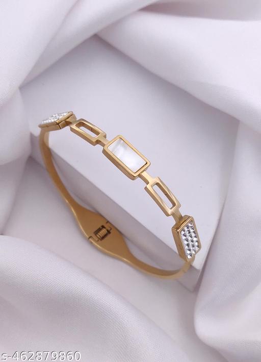 Rare1Studio Attractive Stainless Steel Kada Bracelet For Women's & Girl's  - amamestyle