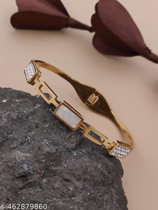 Rare1Studio Attractive Stainless Steel Kada Bracelet For Women's & Girl's  - amamestyle