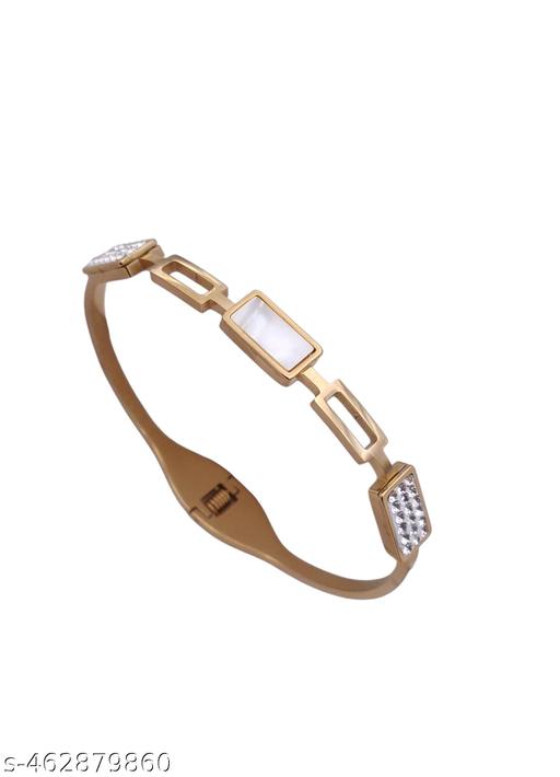 Rare1Studio Attractive Stainless Steel Kada Bracelet For Women's & Girl's  - amamestyle