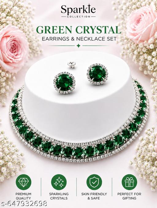 Luxury  tending necklace set - amamestyle