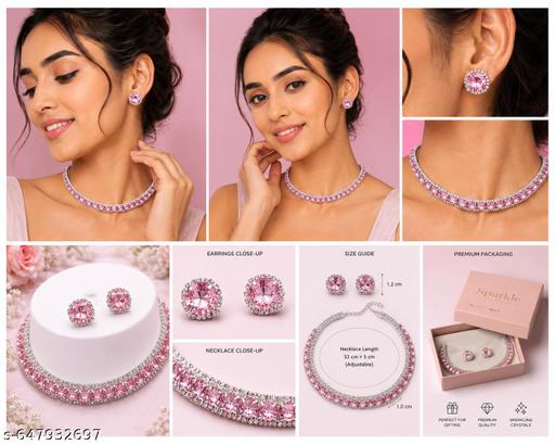 Luxury  trending necklace set - amamestyle
