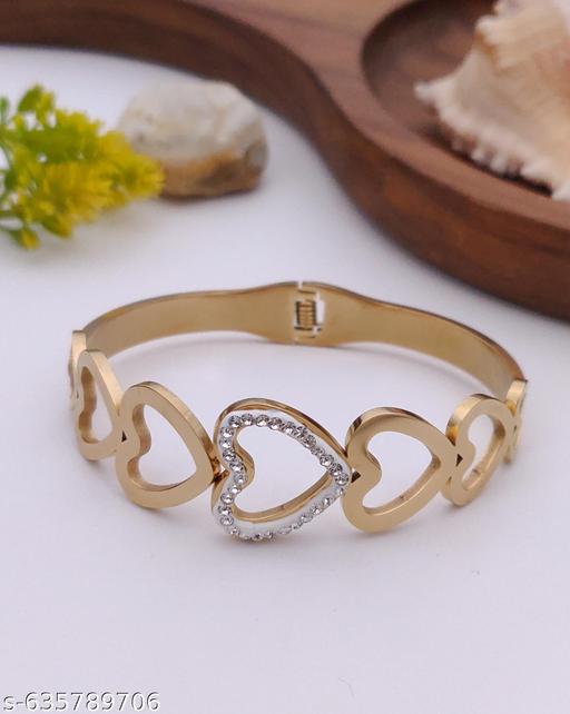 Rare1Studio Attractive Stainless Steel Kada Bracelet For Women's & Girl's - amamestyle
