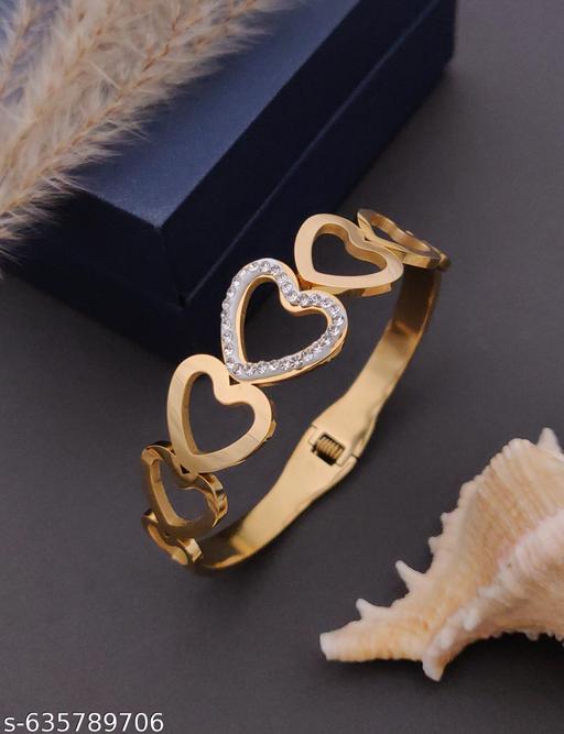 Rare1Studio Attractive Stainless Steel Kada Bracelet For Women's & Girl's - amamestyle