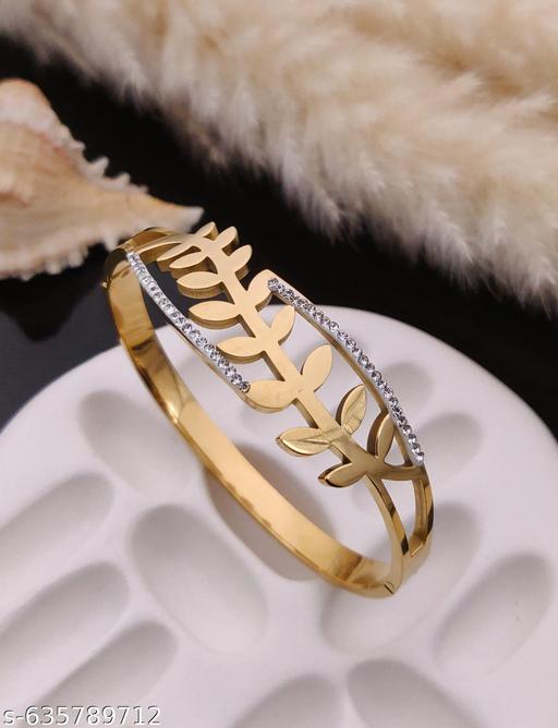 Rare1Studio Attractive Stainless Steel Kada Bracelet For Women's & Girl's - amamestyle
