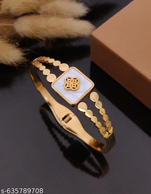 Rare1Studio Attractive Stainless Steel Kada Bracelet For Women's & Girl's - amamestyle