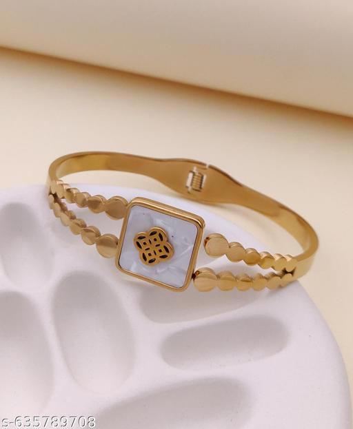 Rare1Studio Attractive Stainless Steel Kada Bracelet For Women's & Girl's - amamestyle