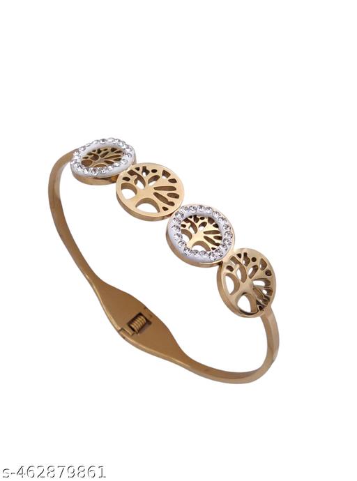 Rare1Studio Attractive Stainless Steel Kada Bracelet For Women's & Girl's  - amamestyle