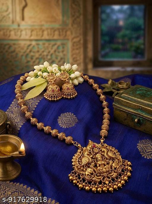 jewellery,choker,necklace,jewellery set,indian wedding jewellery set,Maangalyam/Murukku,south,indian,maharastrian,highquality set for women girls - amamestyle