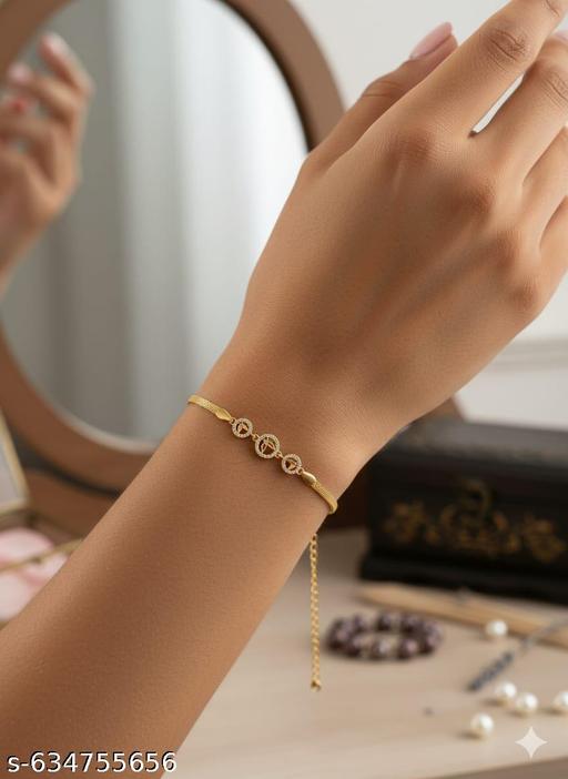 classic gold plated bracelet for women everyday wear bracelet wrist bracelet fashion bracelet jewelry bracelet designer bracelet gold plated bracelet beaded bracelet chain bracelet women’s bracelet everyday bracelet classic bracelet street style bracelet bracelet for her - amamestyle
